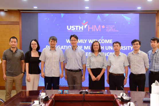 Meeting between USTH and Munich University of Applied Sciences on the cooperation plan