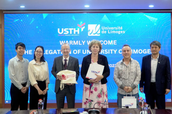 Meeting between USTH and University of Limoges on the cooperation plan