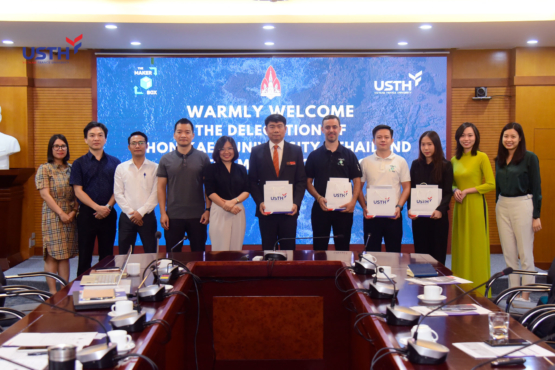 Meeting between USTH and Khon Kaen University (Thailand) and The Makerbox Laos