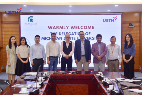 Meeting between USTH and Mekong One Health Innovation Program (MOHIP) representatives from the USA