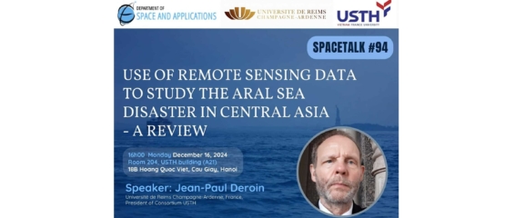 SpaceTalk NO. 94: Use of Remote Sensing Data to study the aral sea disaster in Central Asia – a review