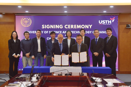 Signing ceremony between USTH and Chang Gung University (Taiwan, China)