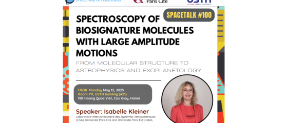 SpaceTalk NO. 100: Spectroscopy of Biosignature Molecules with Large Amplitude Motions: from Molecular Structure to Astrophysics and Exoplanetology
