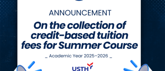 Announcement on credit-based tuition fees for Summer course academic year 2025-2026 (bachelor programs)