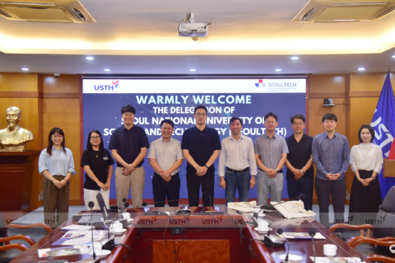 USTH and Seoul National University of Science and Technology explore new opportunities for research and student exchange