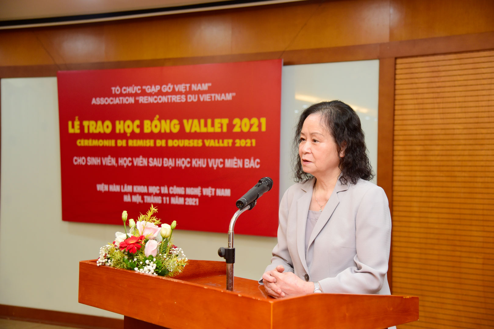 TS. Nguyễn Thị Bích Hà, đại diện Hội đồng xét duyệt học bổng Odon Vallet khu vực phía Bắc