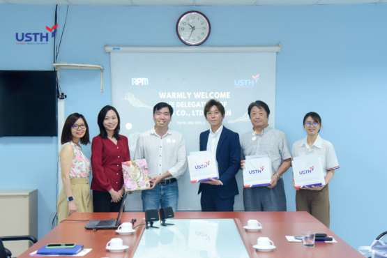 Buổi làm việc về kế hoạch hợp tác giữa USTH và Công ty Dược phẩm RPM Nhật Bản