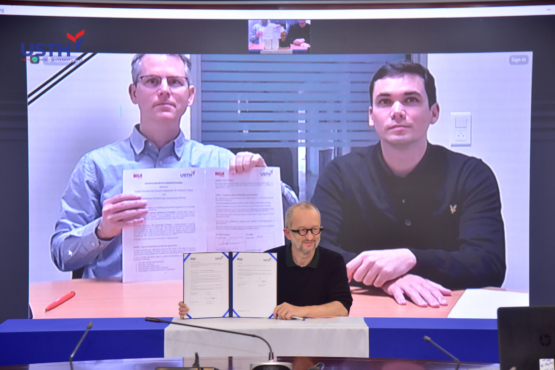 Lễ ký kết thỏa thuận hợp tác giữa USTH và INSA Toulouse