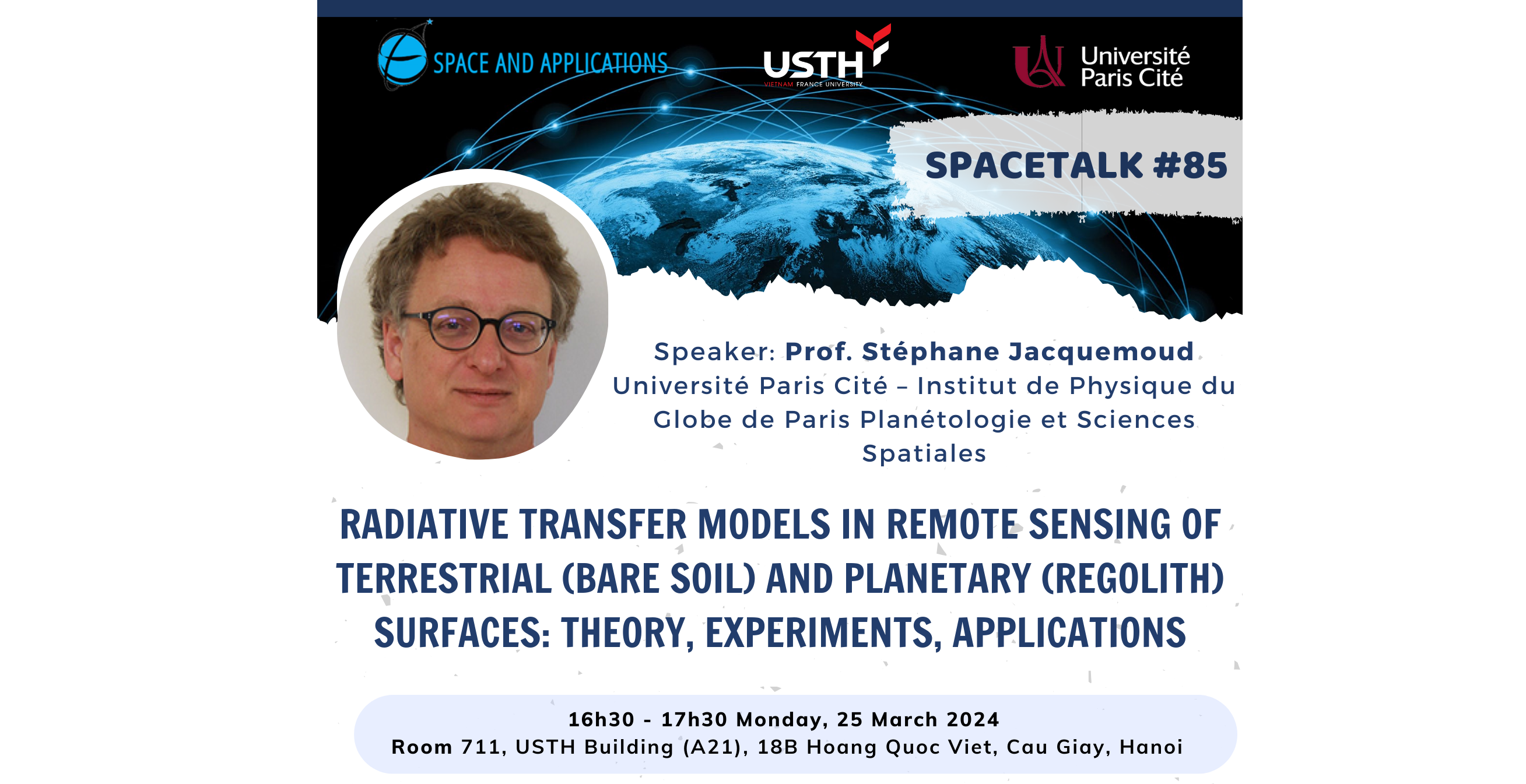 SpaceTalk NO. 85: Radiative Transfer Models in Remote sensing of ...