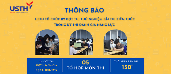 USTH tổ chức thi thử nghiệm bài thi kiến thức trong kỳ thi đánh giá năng lực dành cho tuyển sinh đại học chính quy