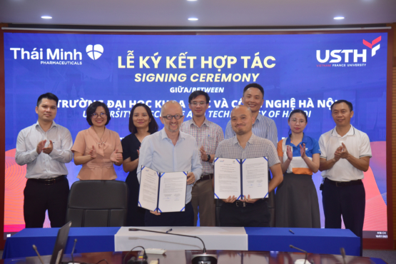 USTH và Dược phẩm Thái Minh ký kết thỏa thuận thành lập Phòng thí nghiệm liên kết Dược – Mỹ phẩm