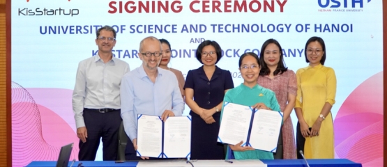 USTH và KISSTARTUP ký kết hợp tác thúc đẩy khởi nghiệp đổi mới sáng tạo