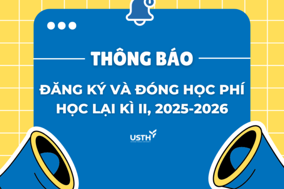 Đăng ký và thu tiền học lại/học bổ sung tín chỉ, học kì 2, 2025-2026