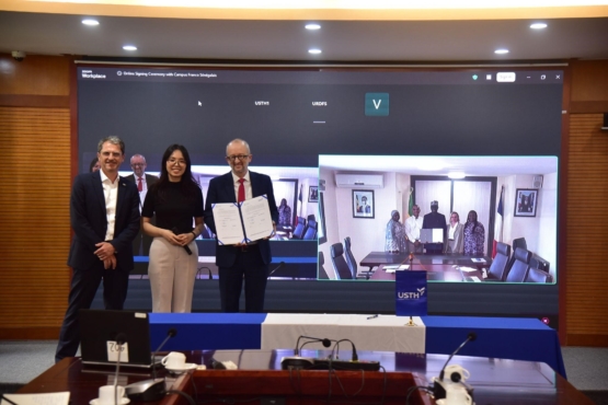 USTH và Campus Franco Sénégalais (CFS) ký kết thỏa thuận hợp tác đào tạo và nghiên cứu khoa học