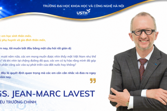 Toàn văn phát biểu của Hiệu trưởng chính USTH tại Lễ trao học bổng chương trình Hạt giống Tài năng 2026