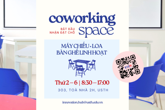 Thông báo: Mở đơn đăng ký sử dụng không gian làm việc chung (Coworking Space) tại phòng 303 tòa 2H Thông báo: Mở đơn đăng ký sử dụng không gian làm việc chung (Coworking Space) tại phòng 303 tòa 2H
