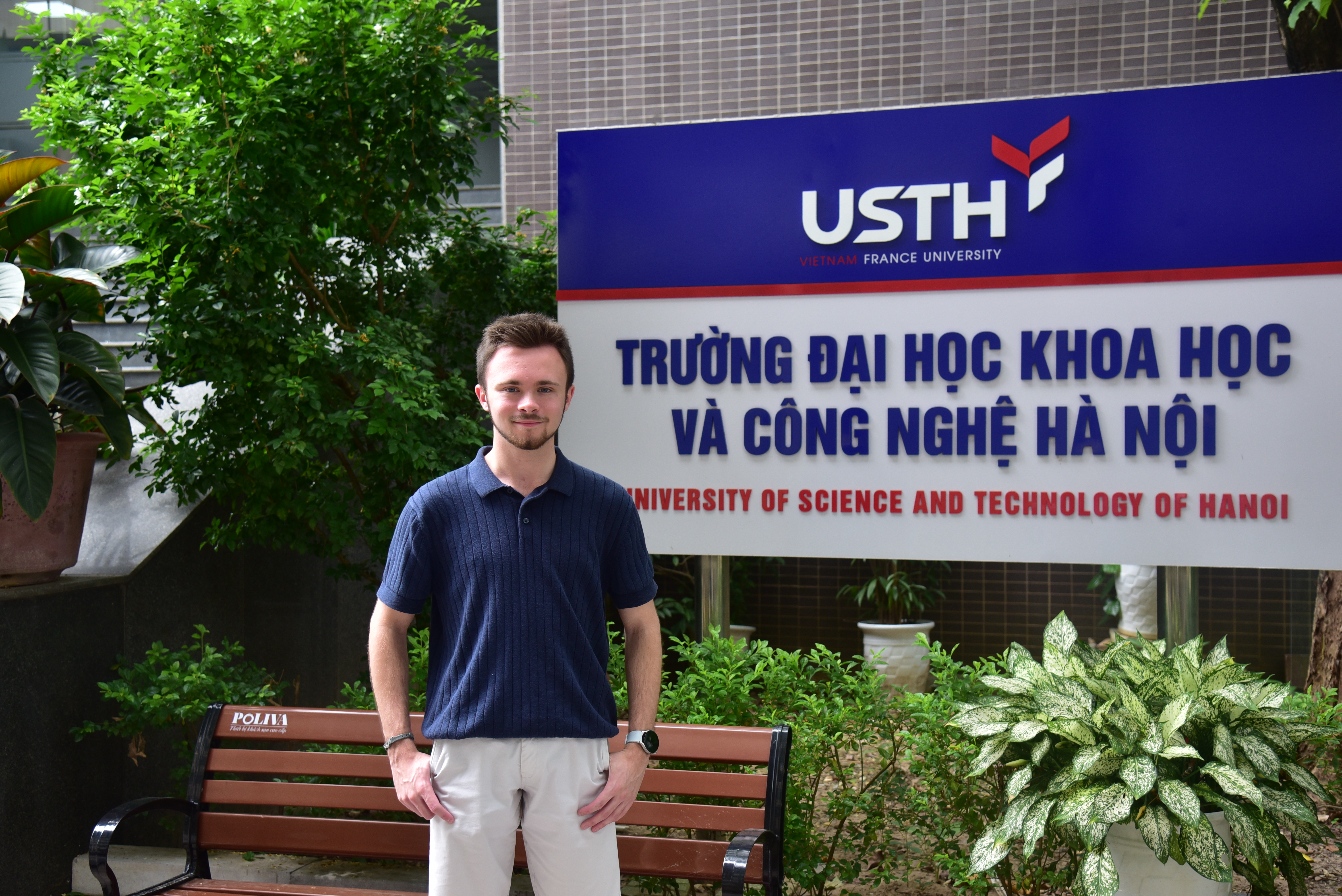 Théo Douget – một "sinh viên khởi nghiệp", thực tập sinh Pháp USTH