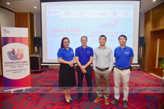 Cùng USTH đón đầu cơ hội nghề nghiệp trong kỷ nguyên công nghệ tại Job Fair 2026 Cùng USTH đón đầu cơ hội nghề nghiệp trong kỷ nguyên công nghệ tại Job Fair 2026