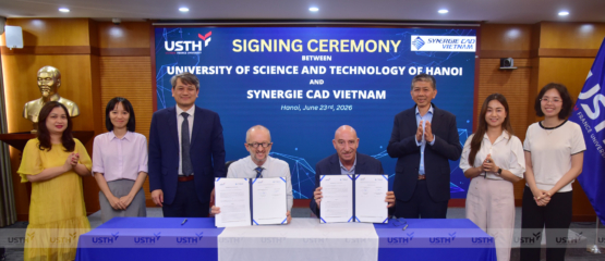 USTH và Synergie CAD Vietnam thúc đẩy hợp tác đào tạo gắn với thực tiễn doanh nghiệp