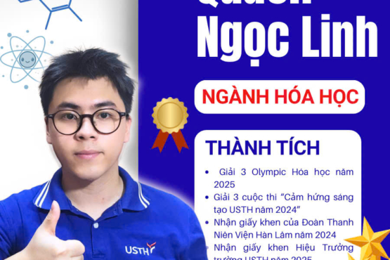 Năng lực được đánh thức khi đặt mình đúng môi trường: sinh viên ngành Hóa học USTH và hành trình vượt qua giới hạn Năng lực được đánh thức khi đặt mình đúng môi trường: sinh viên ngành Hóa học USTH và hành trình vượt qua giới hạn