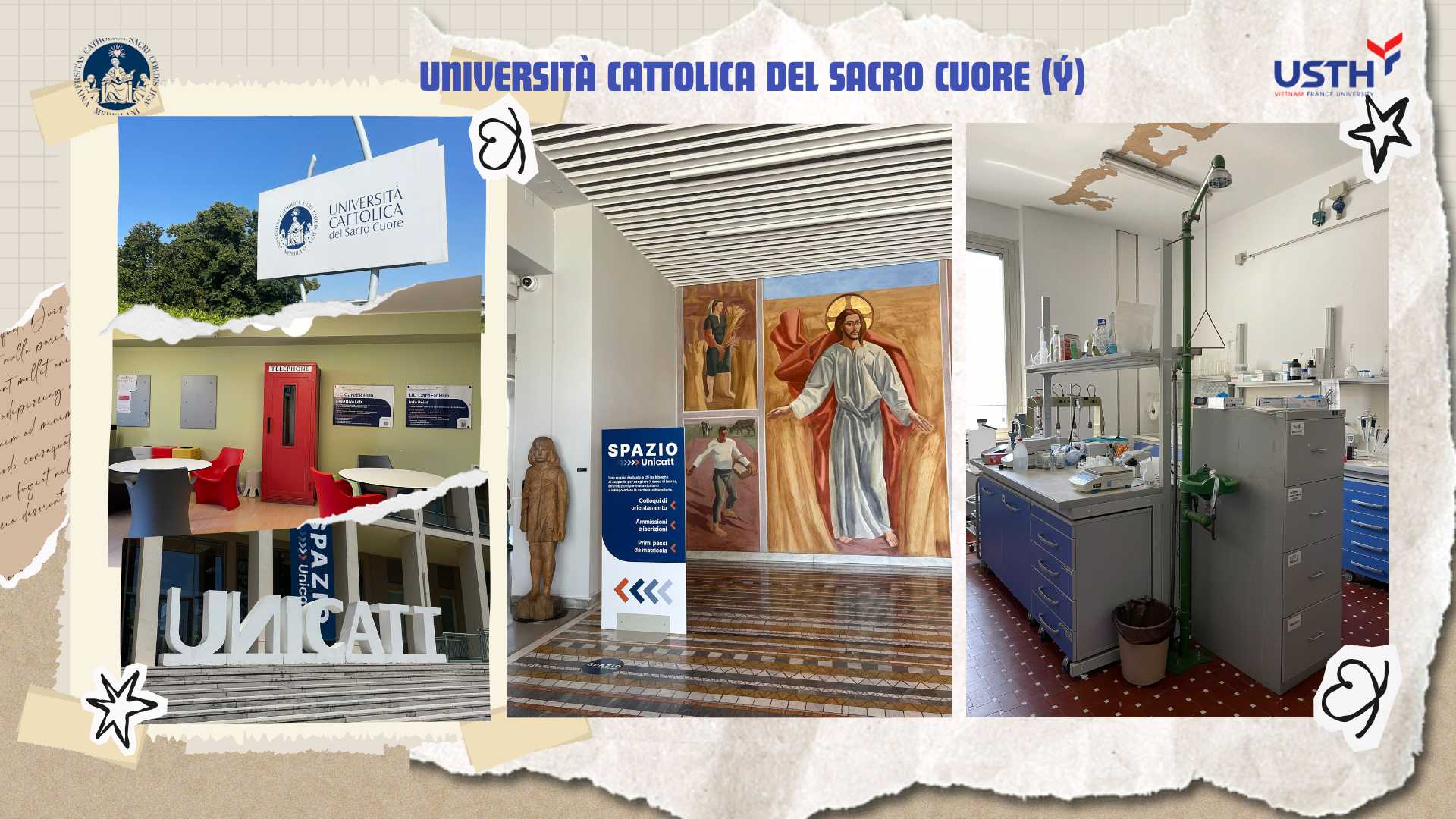 Campus Università Cattolica del Sacro Cuore - Nguồn: Sinh viên Quỳnh Hương