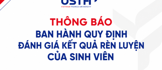 Thông báo ban hành quy định đánh giá kết quả rèn luyện của sinh viên
