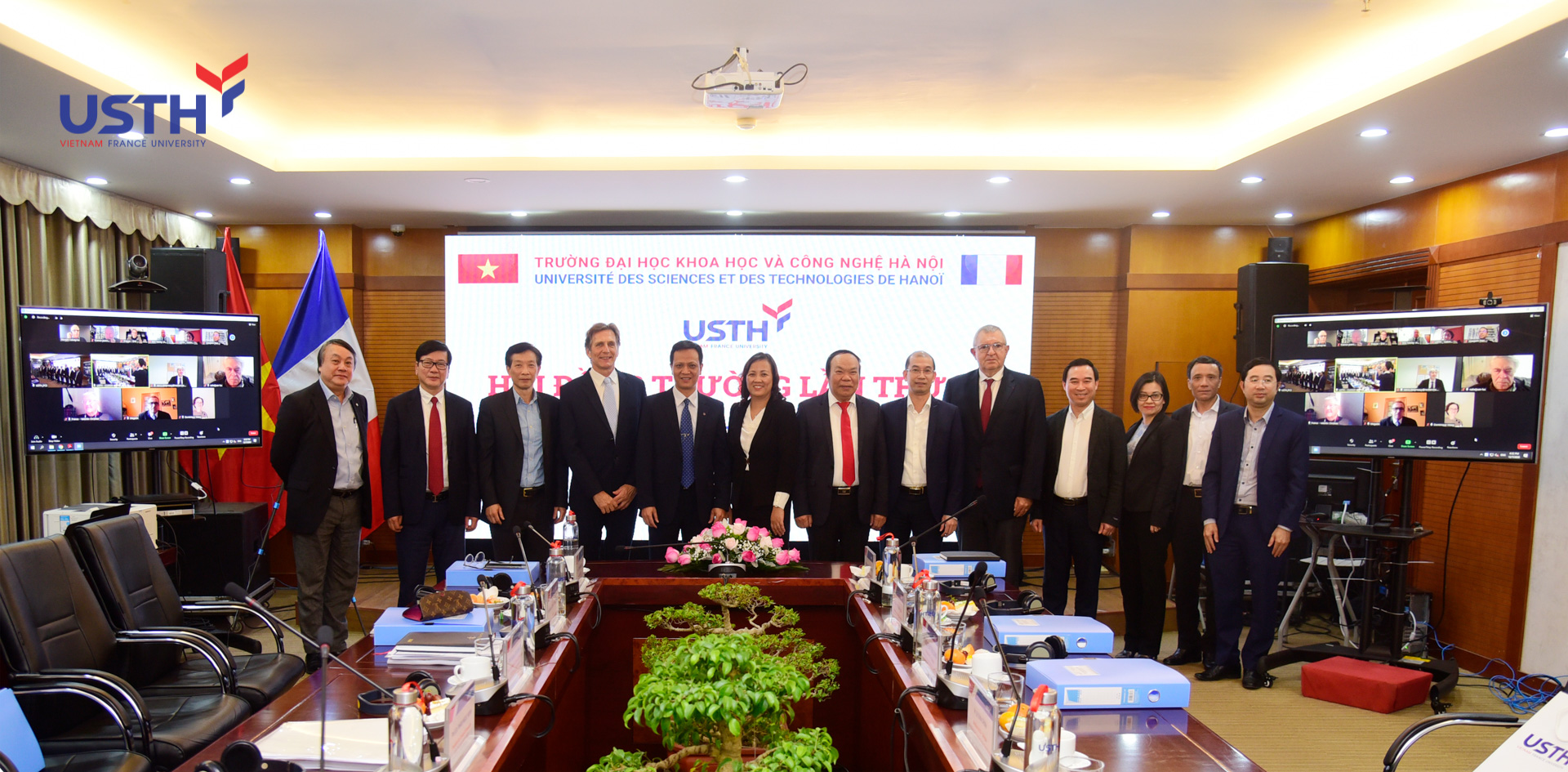 usth successfully held the 6th university council meeting